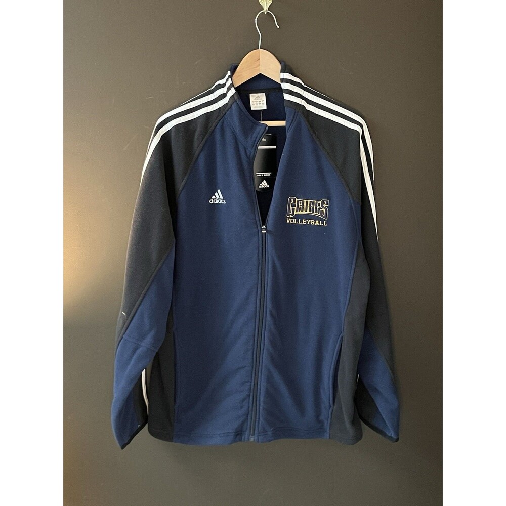 NWT Adidas Canisius University Golden Griffins Volleyball Warm Up Jacket Medium